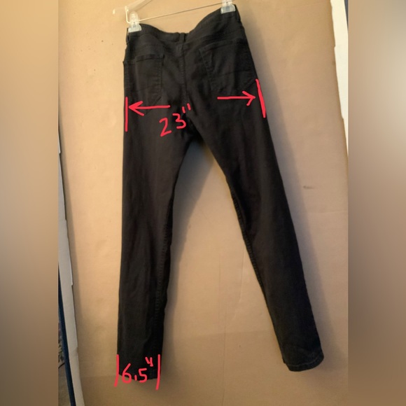 BOYFRIEND SKINNY DENIM JEANS. STRETCH BLEND. - Picture 6 of 9